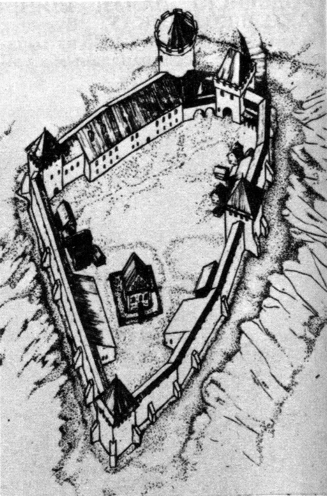 hrodna_castle _plan _XIV-XVIcc.jpg (254312 bytes)