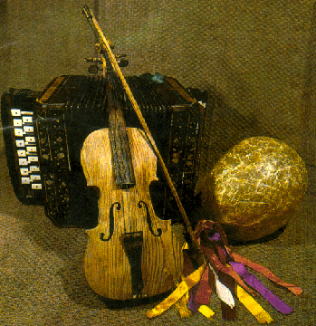 folk instruments outline
